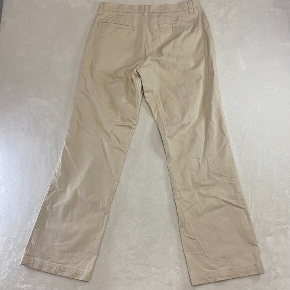 Old Navy Pants Mens 34 x 32 Tan Chino Classic Favorite Khakis Straight Leg - Picture 5 of 9